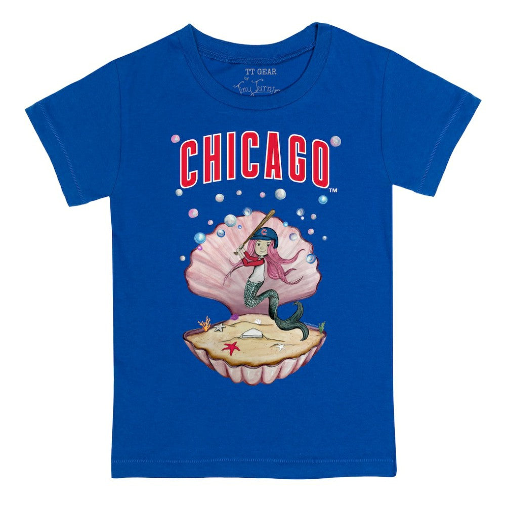 Chicago Cubs Tiny Turnip Youth Mermaid T-Shirt - MLB T-shirts