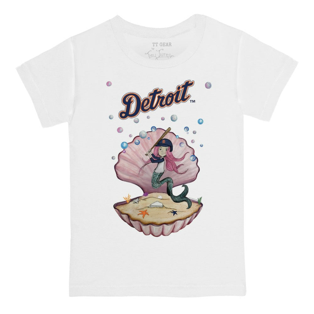Detroit Tigers Tiny Turnip Youth Mermaid T-Shirt - MLB T-shirts