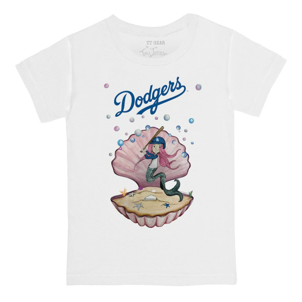 Los Angeles Dodgers Tiny Turnip Youth Mermaid T-Shirt - MLB T-shirts