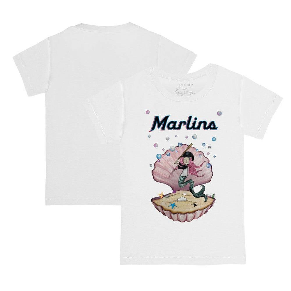 Miami Marlins Tiny Turnip Youth Mermaid T-Shirt - MLB T-shirts