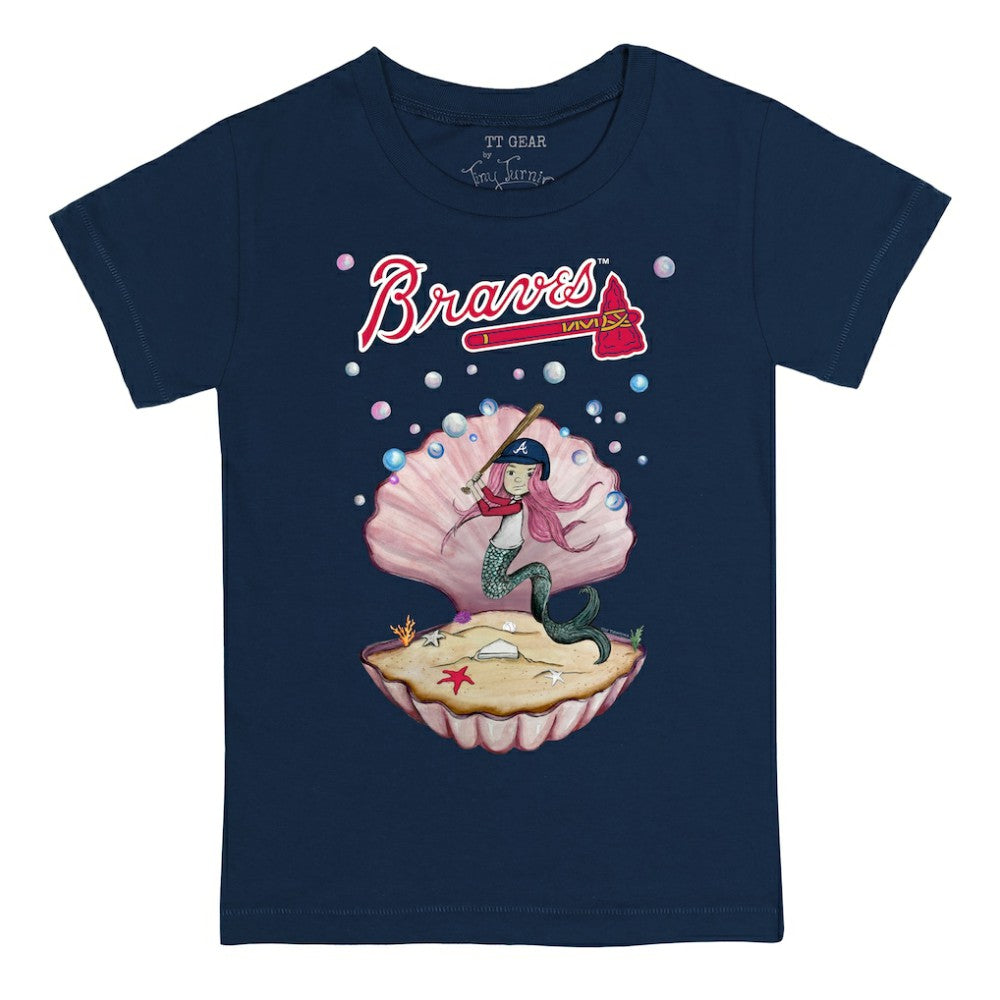 Atlanta Braves Tiny Turnip Youth Mermaid T-Shirt - MLB T-shirts