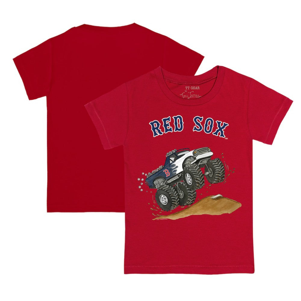 Boston Red Sox Tiny Turnip Youth Monster Truck T-Shirt - MLB T-shirts