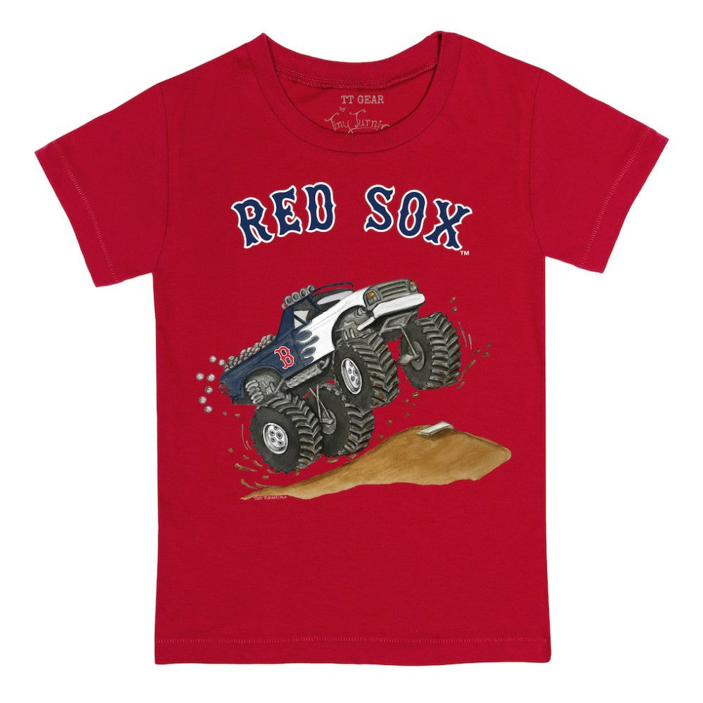 Boston Red Sox Tiny Turnip Youth Monster Truck T-Shirt - MLB T-shirts