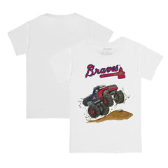Atlanta Braves Tiny Turnip Youth Monster Truck T-Shirt - MLB T-shirts