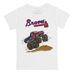Atlanta Braves Tiny Turnip Youth Monster Truck T-Shirt - MLB T-shirts