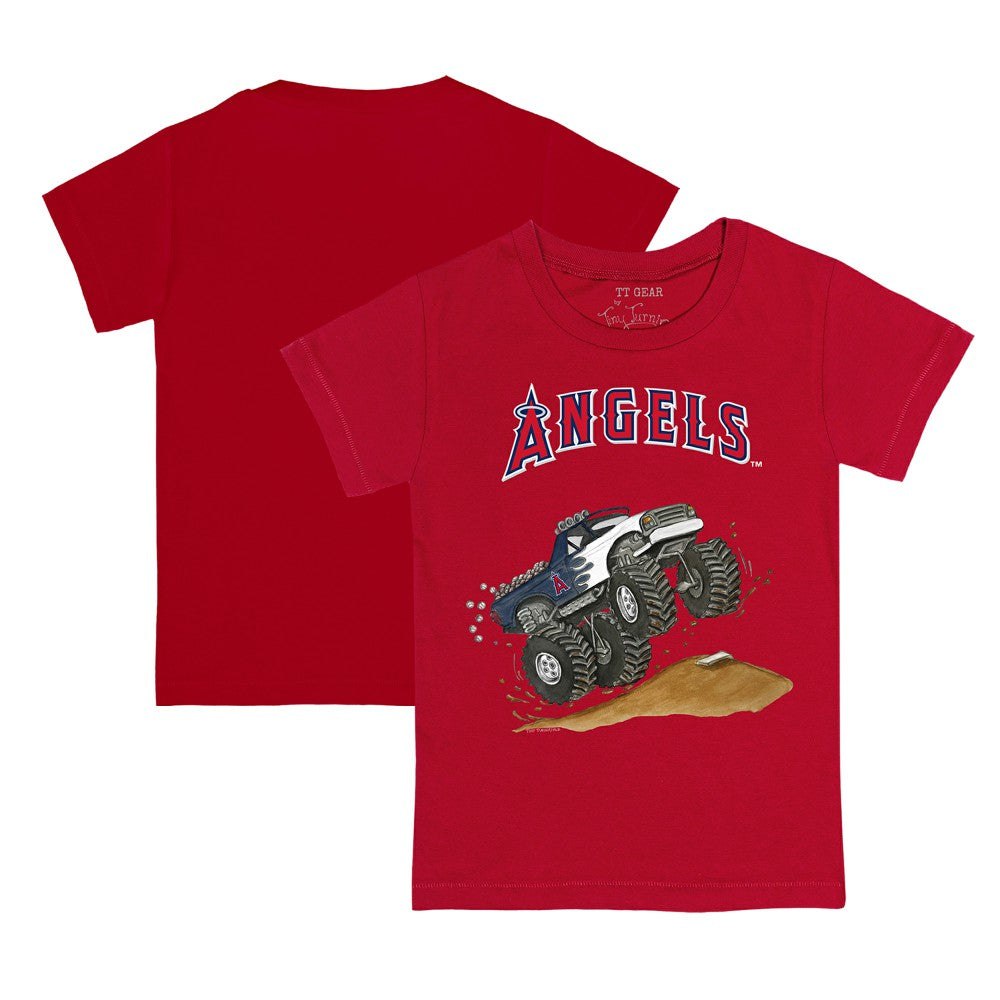 Los Angeles Angels Tiny Turnip Youth Monster Truck T-Shirt - MLB T-shirts