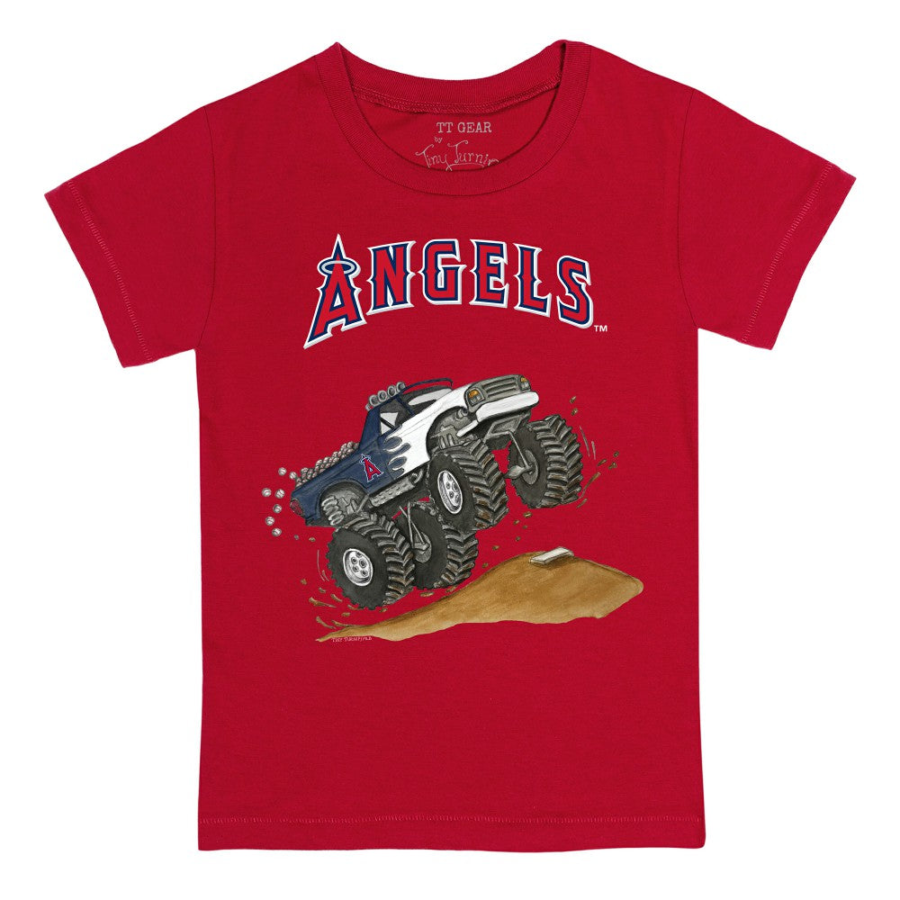 Los Angeles Angels Tiny Turnip Youth Monster Truck T-Shirt - MLB T-shirts