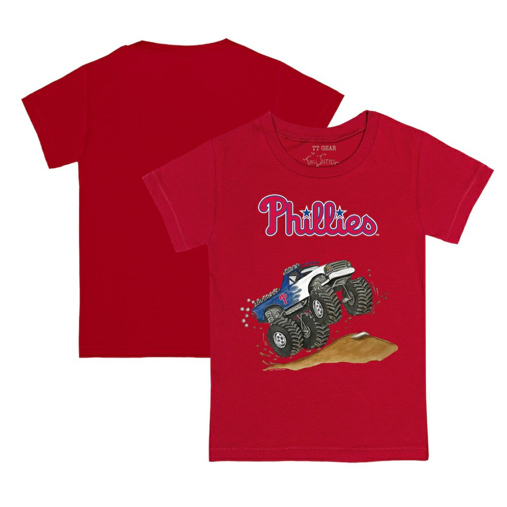 Philadelphia Phillies Tiny Turnip Youth Monster Truck T-Shirt - MLB T-shirts