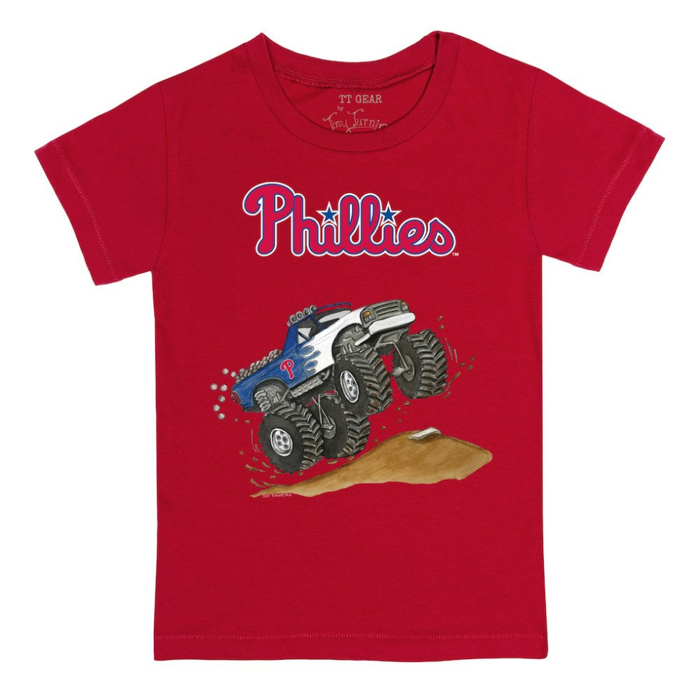 Philadelphia Phillies Tiny Turnip Youth Monster Truck T-Shirt - MLB T-shirts
