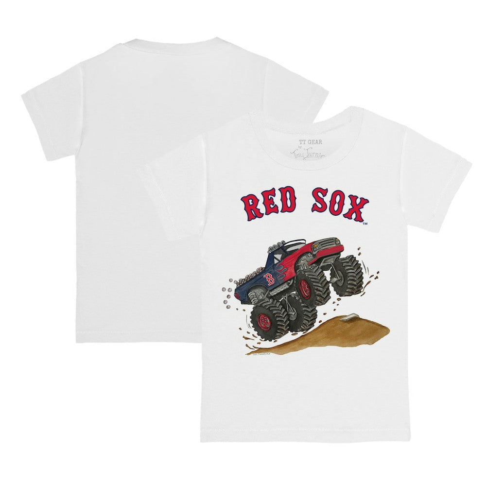 Boston Red Sox Tiny Turnip Youth Monster Truck T-Shirt - MLB T-shirts
