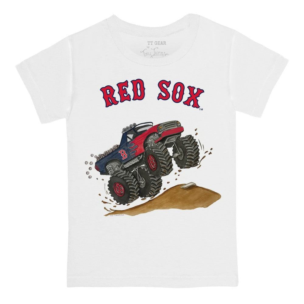 Boston Red Sox Tiny Turnip Youth Monster Truck T-Shirt - MLB T-shirts