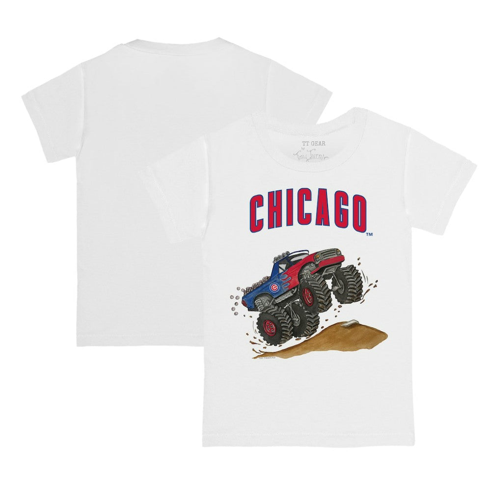 Chicago Cubs Tiny Turnip Youth Monster Truck T-Shirt - MLB T-shirts