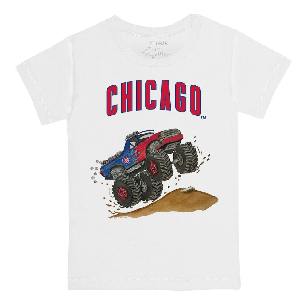 Chicago Cubs Tiny Turnip Youth Monster Truck T-Shirt - MLB T-shirts