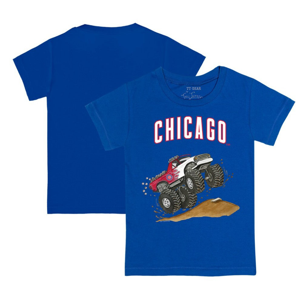 Chicago Cubs Tiny Turnip Youth Monster Truck T-Shirt - MLB T-shirts