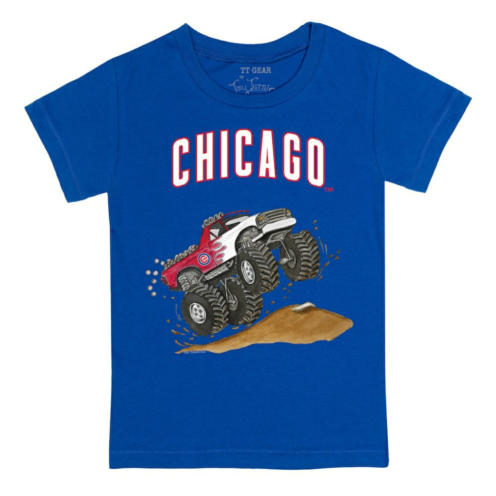 Chicago Cubs Tiny Turnip Youth Monster Truck T-Shirt - MLB T-shirts