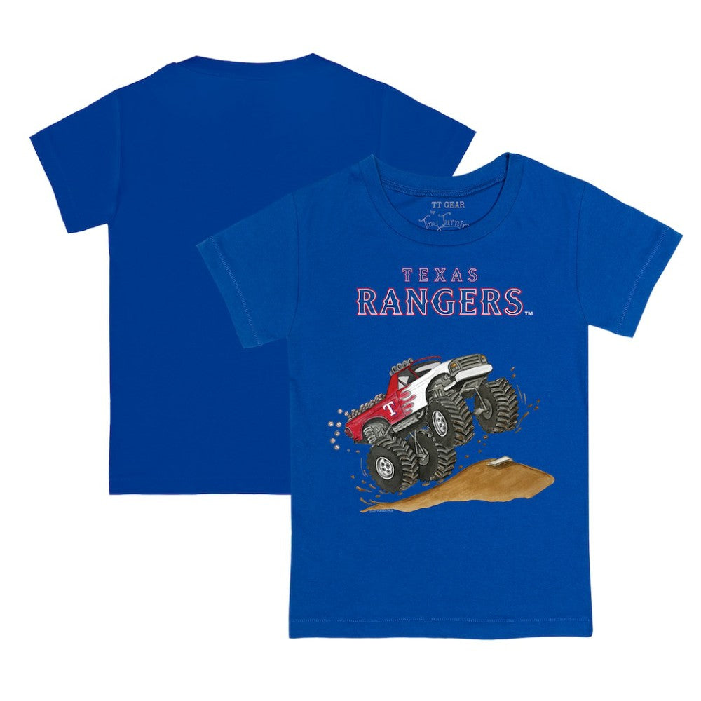Texas Rangers Tiny Turnip Youth Monster Truck T-Shirt - MLB T-shirts
