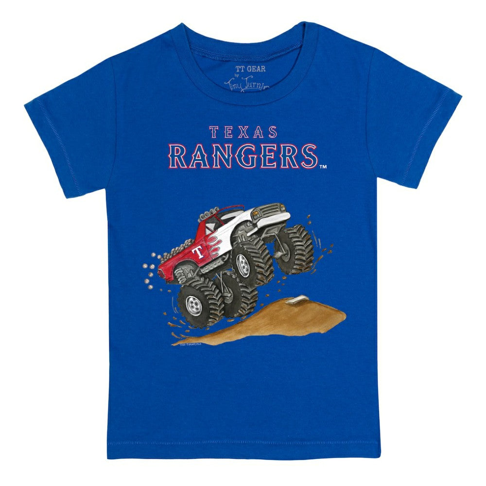 Texas Rangers Tiny Turnip Youth Monster Truck T-Shirt - MLB T-shirts