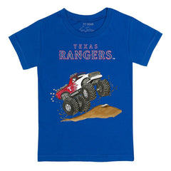 Texas Rangers Tiny Turnip Youth Monster Truck T-Shirt - MLB T-shirts