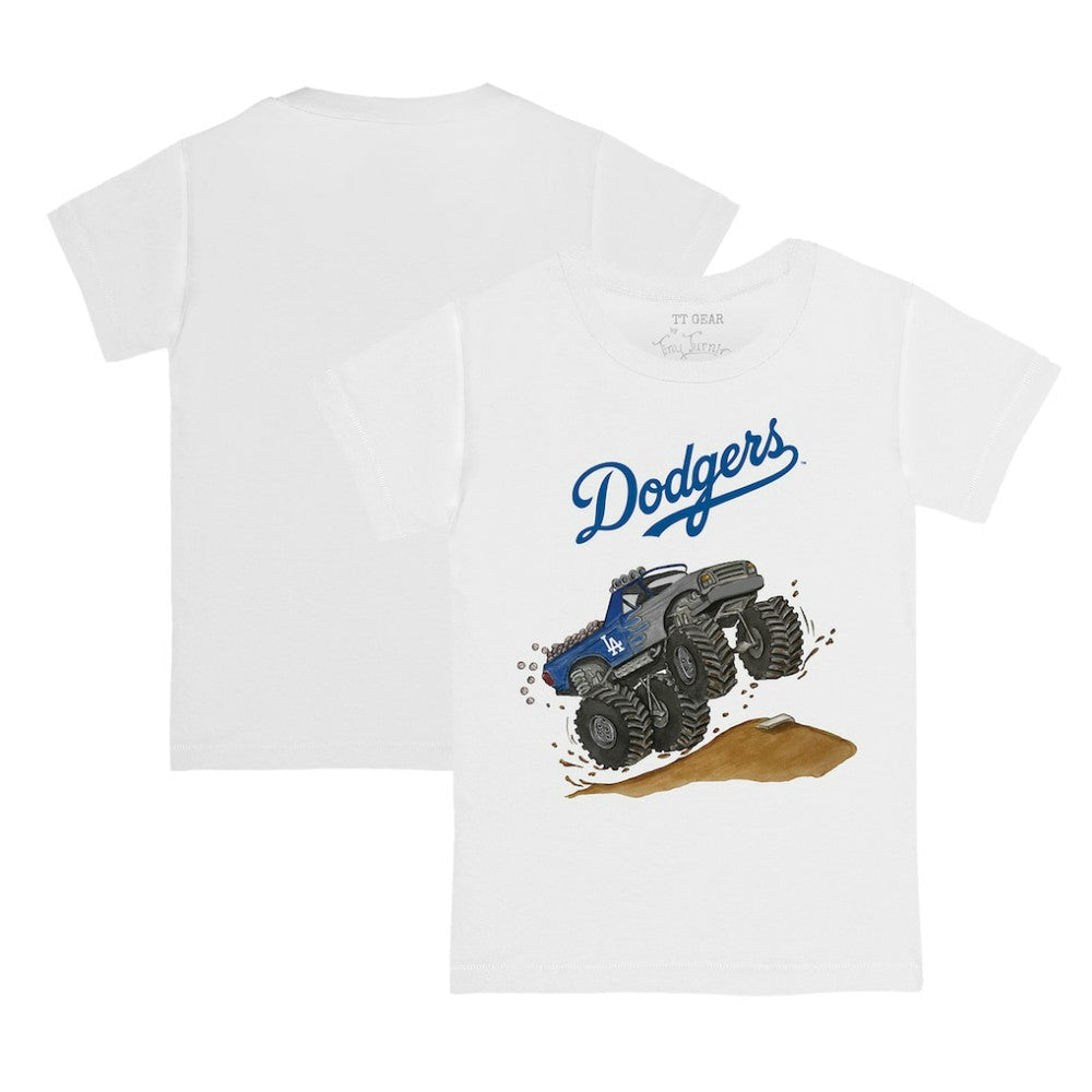 Los Angeles Dodgers Tiny Turnip Youth Monster Truck T-Shirt - MLB T-shirts