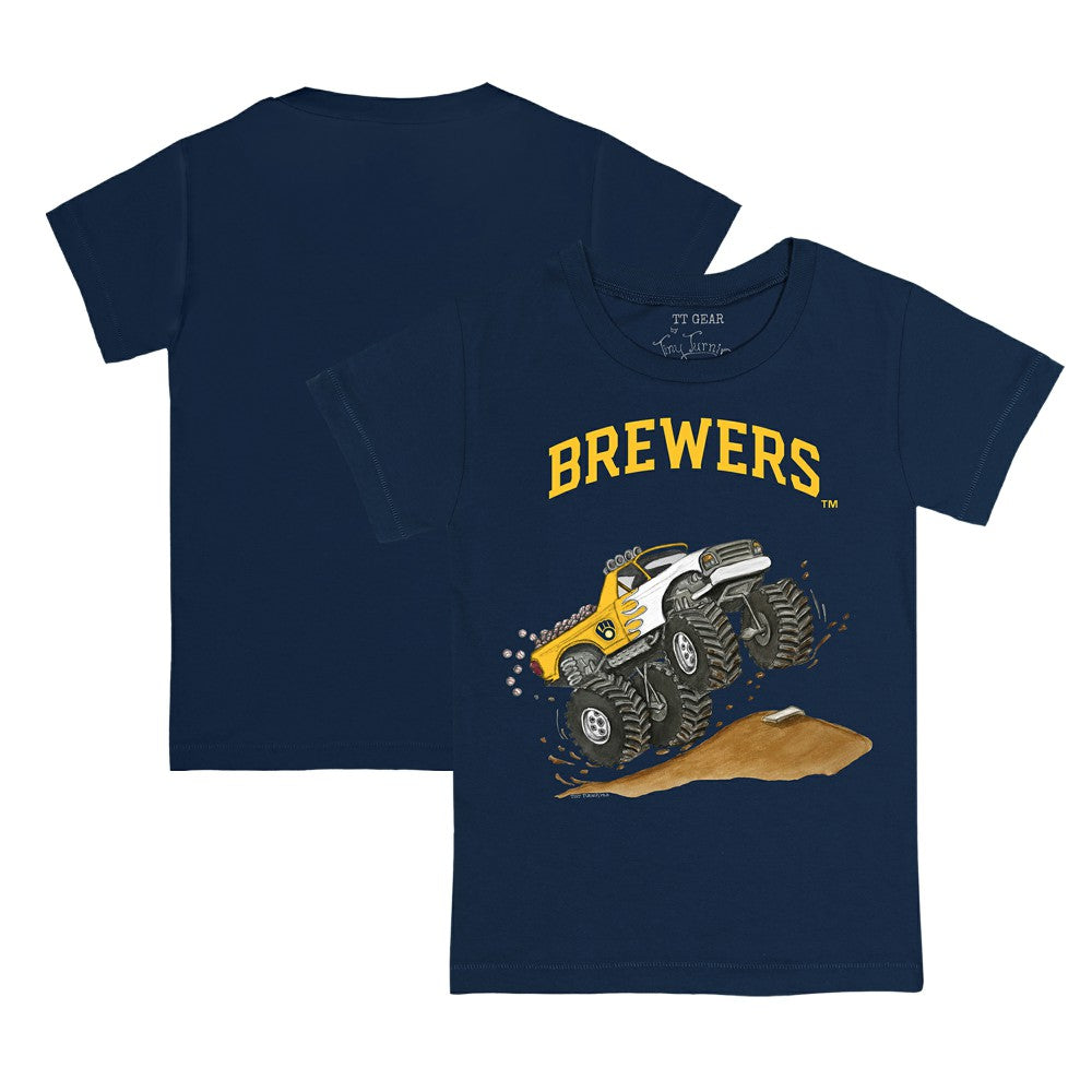 Milwaukee Brewers Tiny Turnip Youth Monster Truck T-Shirt - MLB T-shirts