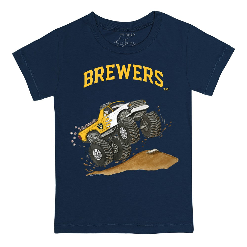 Milwaukee Brewers Tiny Turnip Youth Monster Truck T-Shirt - MLB T-shirts
