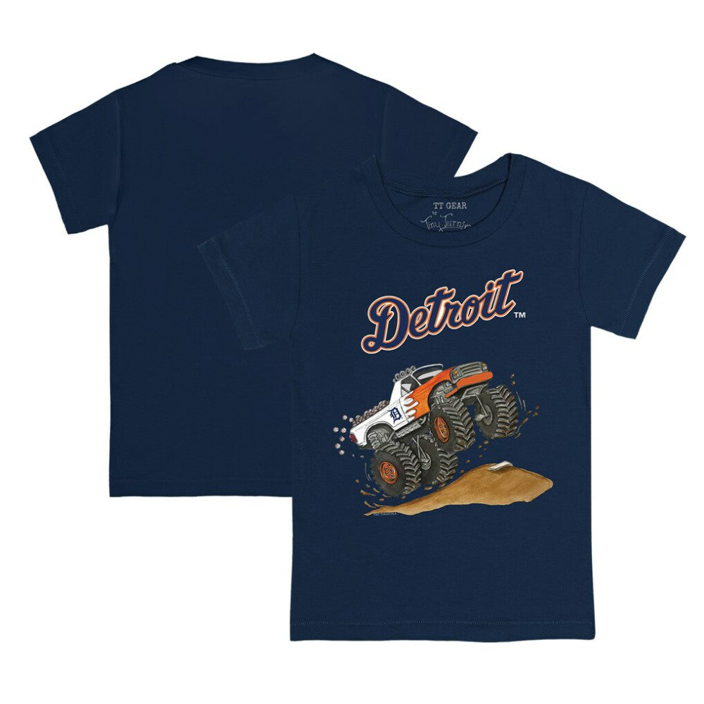 Detroit Tigers Tiny Turnip Youth Monster Truck T-Shirt - MLB T-shirts
