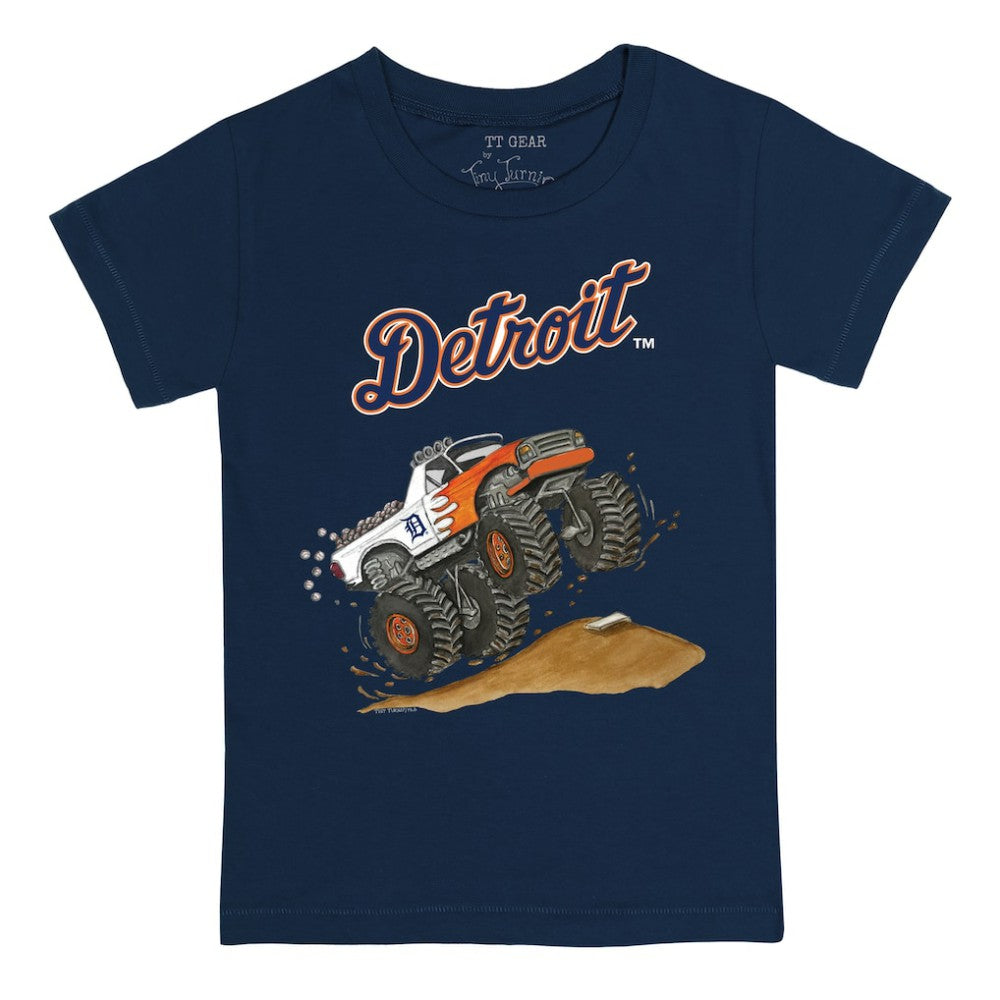 Detroit Tigers Tiny Turnip Youth Monster Truck T-Shirt - MLB T-shirts
