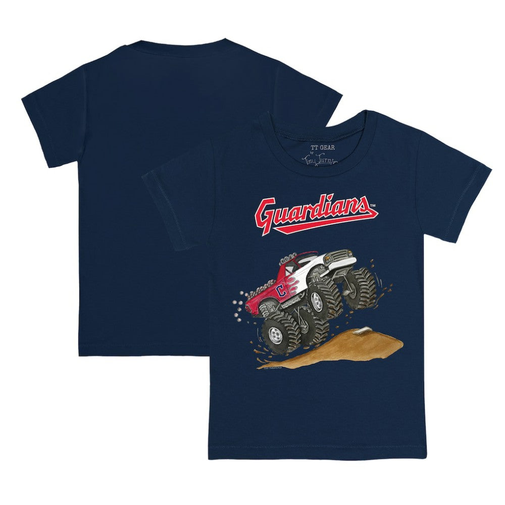 Cleveland Guardians Tiny Turnip Youth Monster Truck T-Shirt - MLB T-shirts