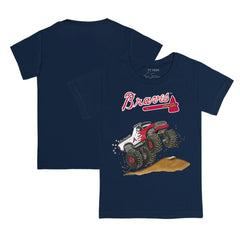 Atlanta Braves Tiny Turnip Youth Monster Truck T-Shirt - MLB T-shirts