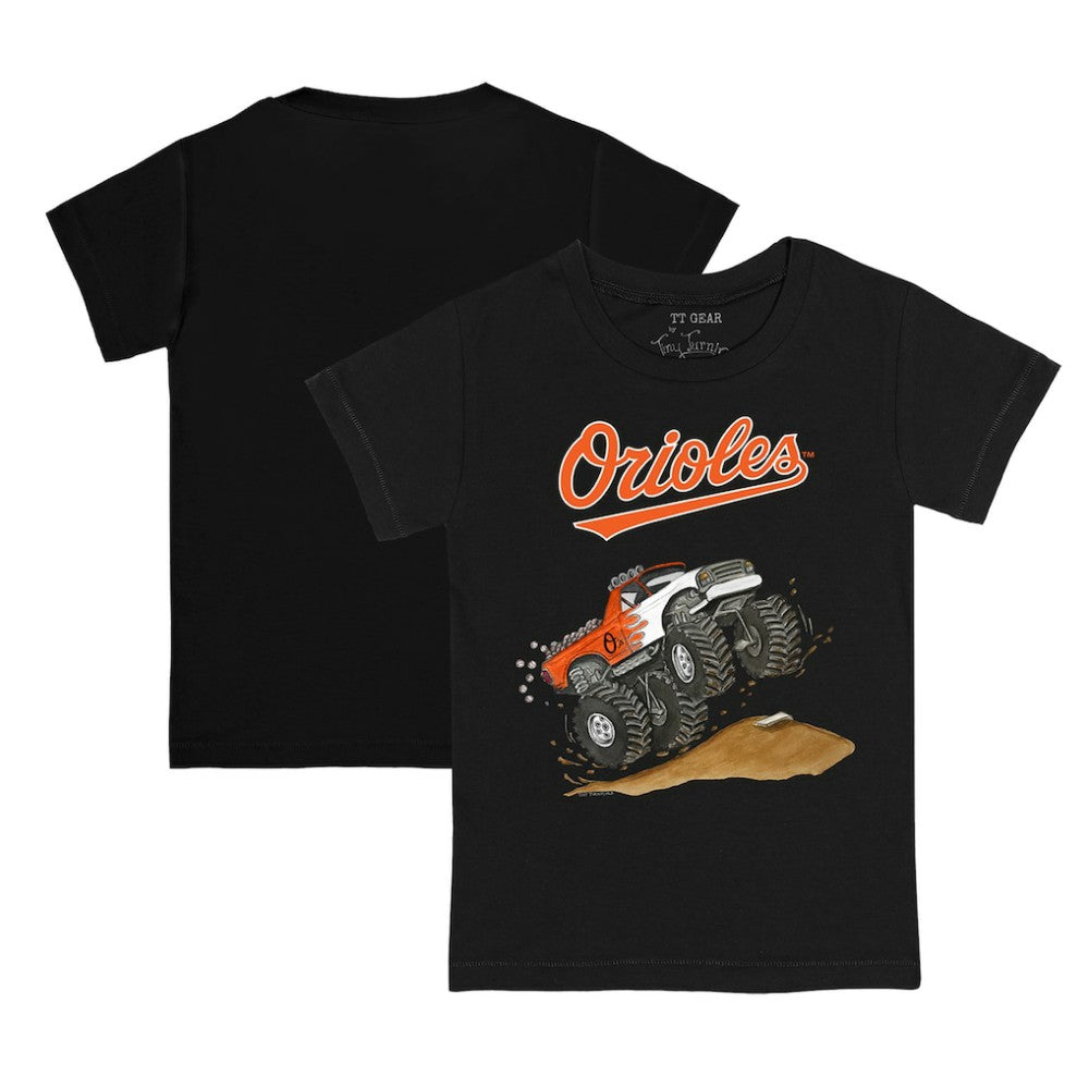 Baltimore Orioles Tiny Turnip Youth Monster Truck T-Shirt - MLB T-shirts