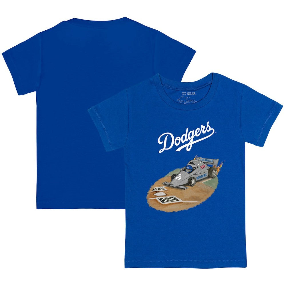 Los Angeles Dodgers Tiny Turnip Youth Race Car T-Shirt - MLB T-shirts