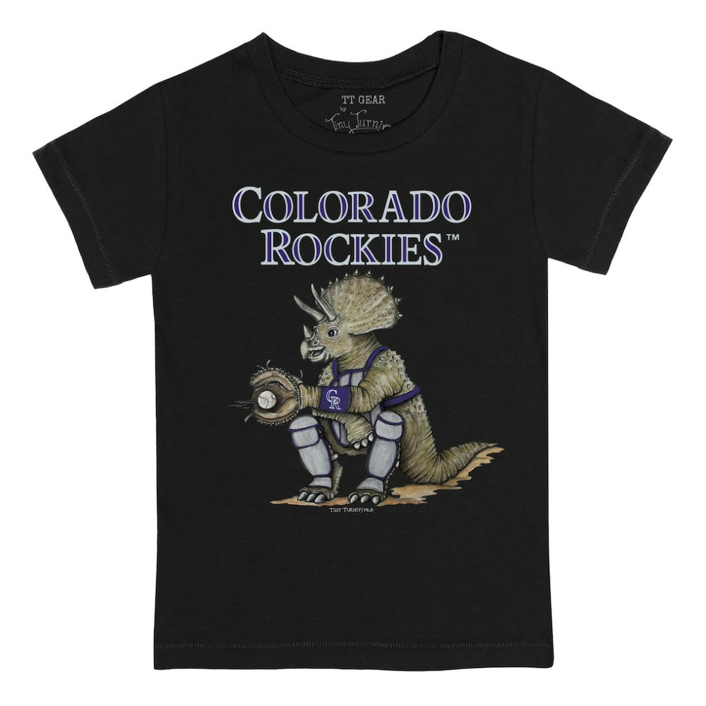 Colorado Rockies Tiny Turnip Youth Triceratops T-Shirt - MLB T-shirts