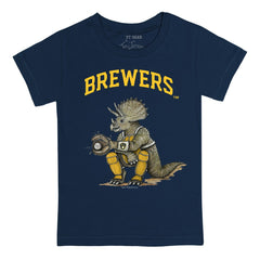 Milwaukee Brewers Tiny Turnip Youth Triceratops T-Shirt - MLB T-shirts
