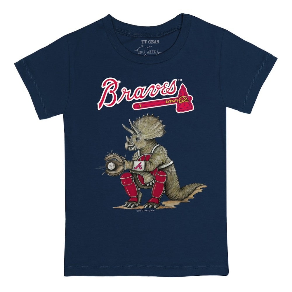 Atlanta Braves Tiny Turnip Youth Triceratops T-Shirt - MLB T-shirts