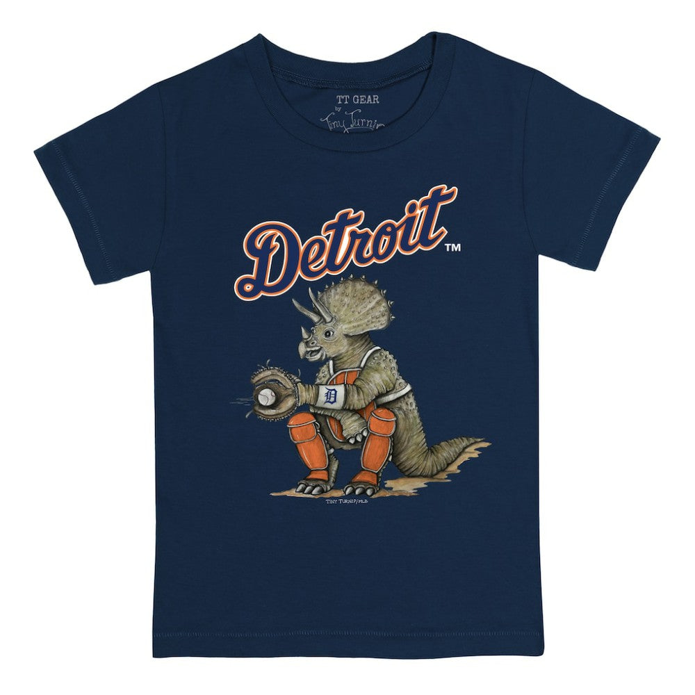Detroit Tigers Tiny Turnip Youth Triceratops T-Shirt - MLB T-shirts