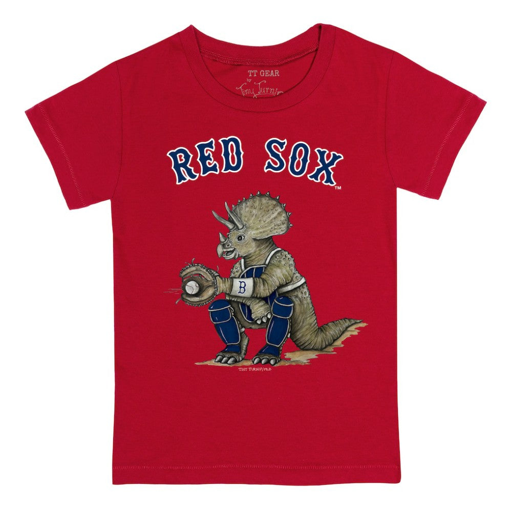 Boston Red Sox Tiny Turnip Youth Triceratops T-Shirt - MLB T-shirts