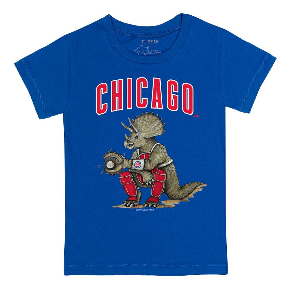 Chicago Cubs Tiny Turnip Youth Triceratops T-Shirt - MLB T-shirts
