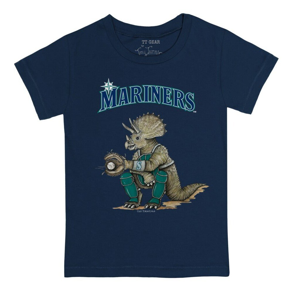 Seattle Mariners Tiny Turnip Youth Triceratops T-Shirt - MLB T-shirts