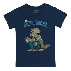 Seattle Mariners Tiny Turnip Youth Triceratops T-Shirt - MLB T-shirts
