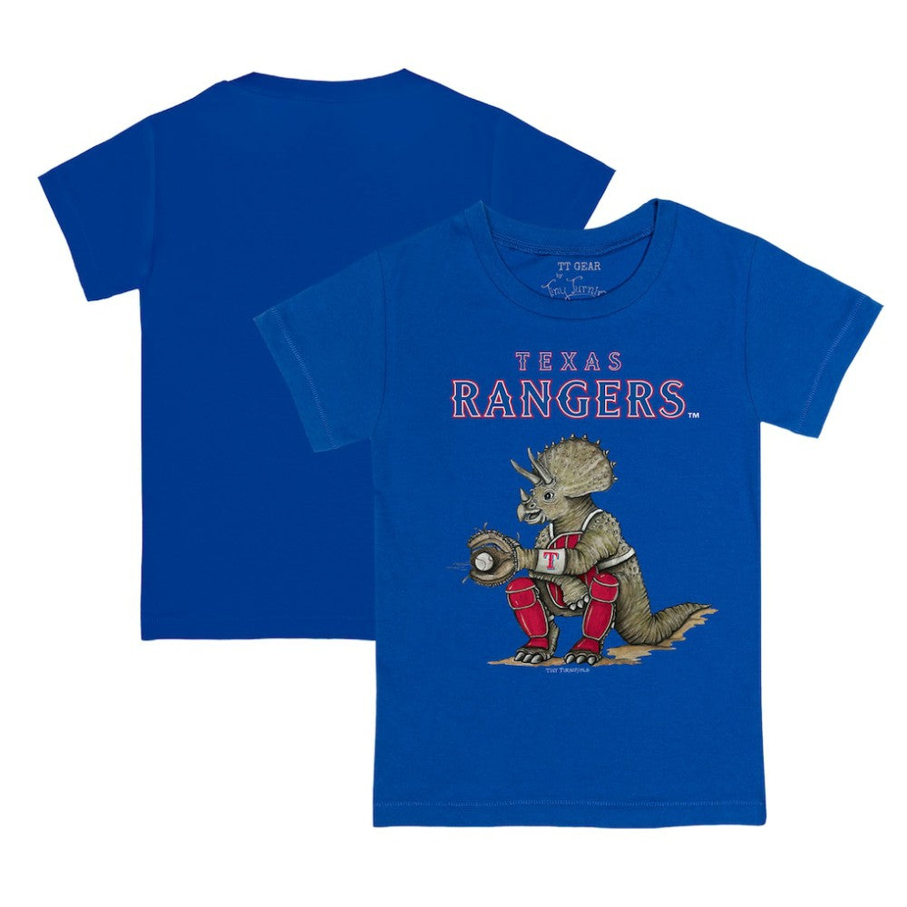 Texas Rangers Tiny Turnip Youth Triceratops T-Shirt - MLB T-shirts