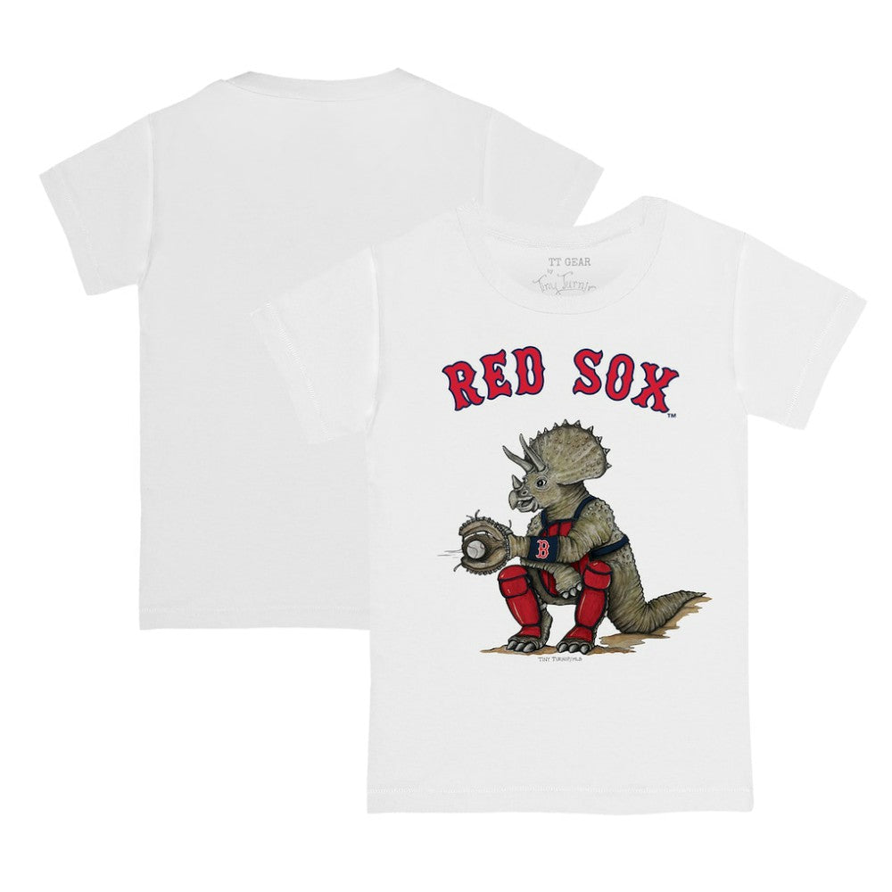 Boston Red Sox Tiny Turnip Youth Triceratops T-Shirt - MLB T-shirts