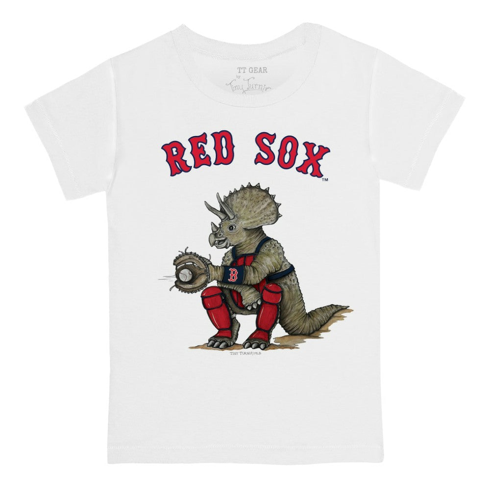 Boston Red Sox Tiny Turnip Youth Triceratops T-Shirt - MLB T-shirts