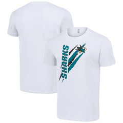 San Jose Sharks Starter Color Scratch T-Shirt -  NHL T-shirts