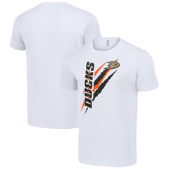 Anaheim Ducks Starter Color Scratch T-Shirt -  NHL T-shirts