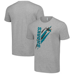 San Jose Sharks Starter Color Scratch T-Shirt -  NHL T-shirts
