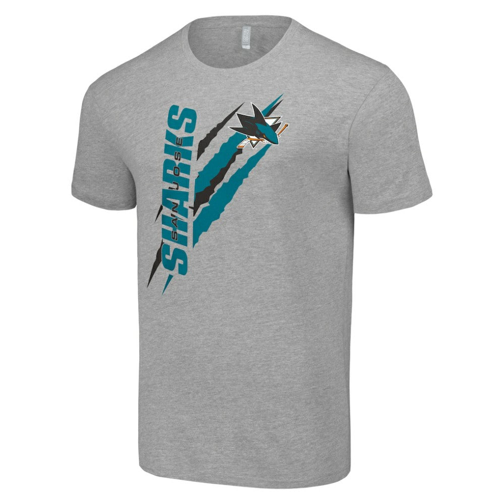 San Jose Sharks Starter Color Scratch T-Shirt -  NHL T-shirts