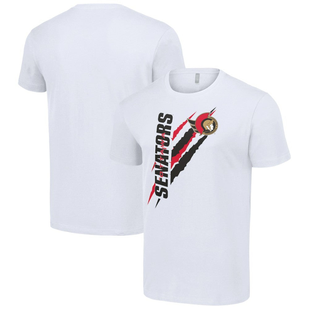 Ottawa Senators Starter Color Scratch T-Shirt -  NHL T-shirts