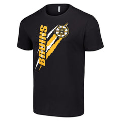 Boston Bruins Starter Color Scratch T-Shirt -  NHL T-shirts