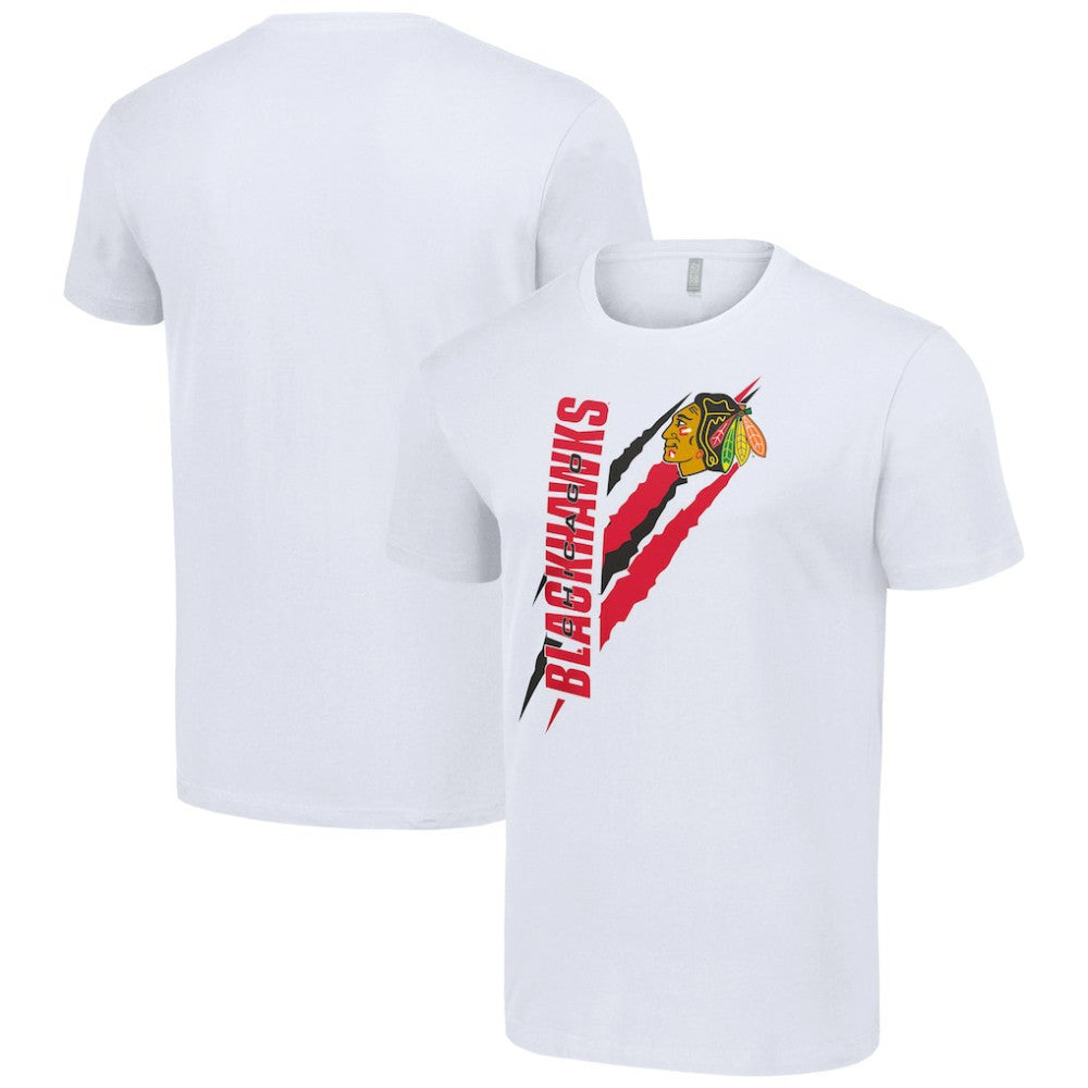 Chicago Blackhawks Starter Color Scratch T-Shirt -  NHL T-shirts