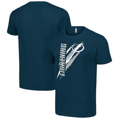 Tampa Bay Lightning Starter Color Scratch T-Shirt -  NHL T-shirts